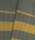 Calcetines Canalé Rayas Verde y Amarillo Detalle