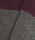 Calcetines Altos Espiga Gris y Burdeos