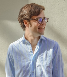 Blue And Green Striped Cotton Shirt