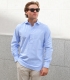 Light Blue Non-Iron Oxford Popover Shirt