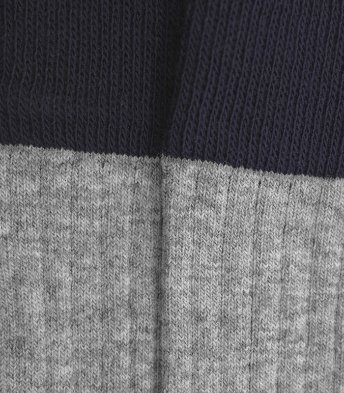 Gray and Blue Wool Socks