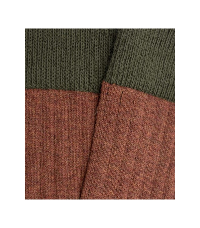 Calcetines Lana Teja y Verde