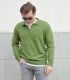 Jersey Polo Lana Cashmere Verde