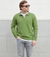 Jersey Polo Lana Cashmere Verde