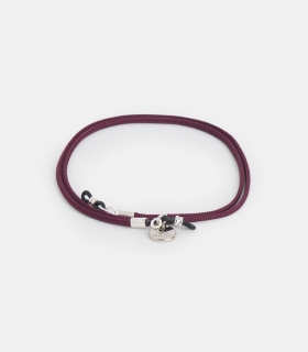 eyeglass cord nautical rope burgundy