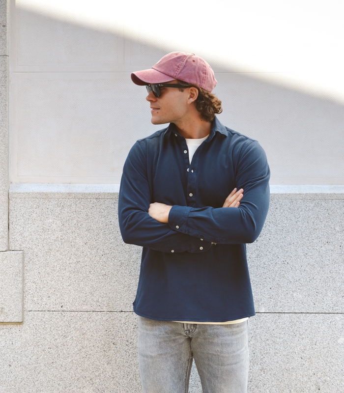 HOOK Merlot Denim Cap