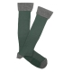 Green and Gray Bird's Eye High Socks