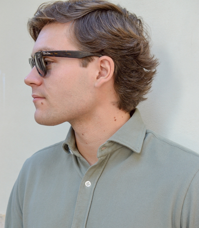 Camisa Piqué Verde Dusty HOOK