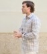 HOOK Blue and Beige Checkered Flannel Shirt