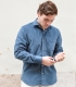 HOOK Petrol Blue Micro Corduroy Shirt