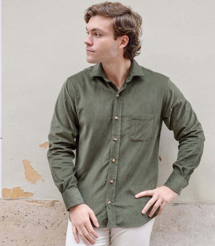 Camisa Micropana Verde Deep HOOK
