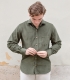 HOOK Deep Green Micro Corduroy Shirt
