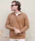 HOOK Camel Cashmere Wool Polo Sweater