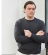 Jersey Gris Cuello Redondo 100% Lana