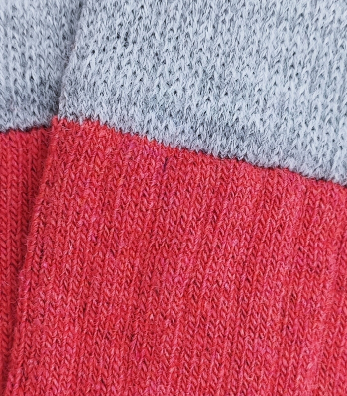 Calcetines Lana Coral Y Gris