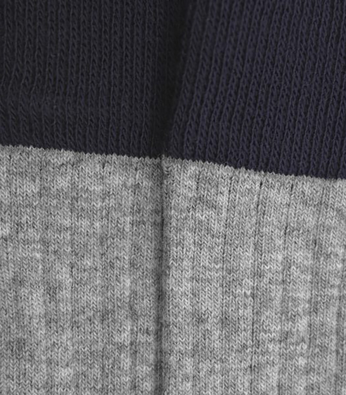 Light Gray and Navy Wool Socks