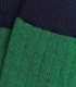 Green and Navy Wool Socks