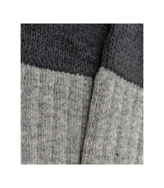 Light Gray and Dark Gray Wool Socks