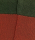 Orange and Green Herringbone High Socks