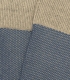 Blue and Beige Bird's Eye Socks