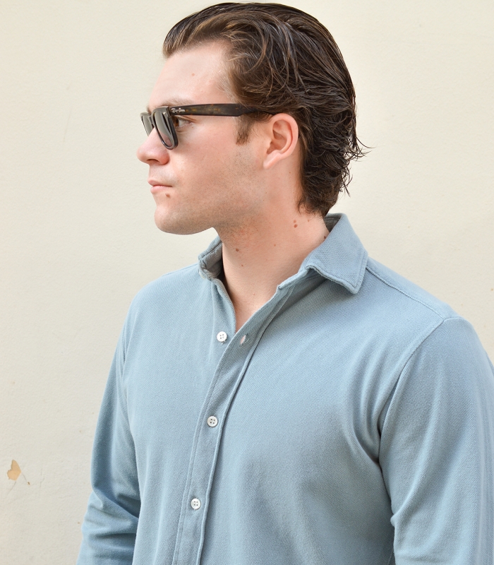 Soul Blue Pique Shirt