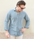 Camisa Piqué Azul Soul