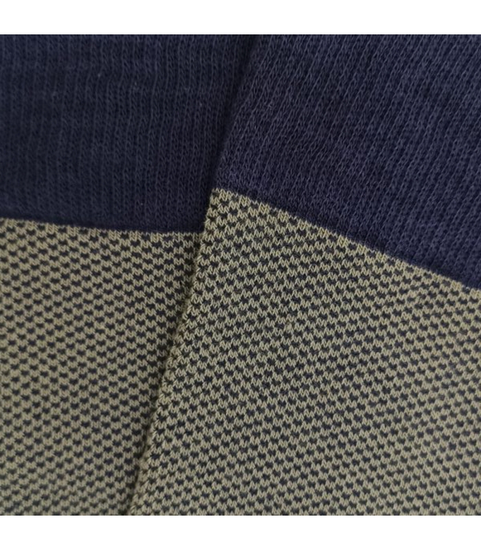 Green and Blue Bird's Eye Socks