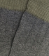 Calcetines HOOK Canalé Gris Claro Y Verde