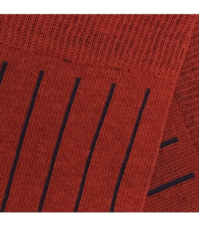 Maroon and Blue Ribbed Socks