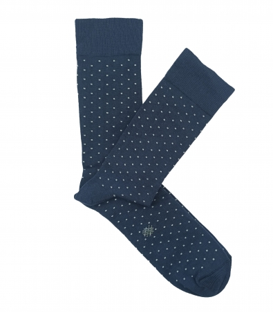 Calcetines Topitos Azul Y Blanco HOOK