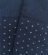 Blue and White Polka Dot Socks