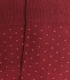 Burgundy and Scarlet Polka Dot Socks