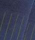 Navy and Green Ribbed Socks