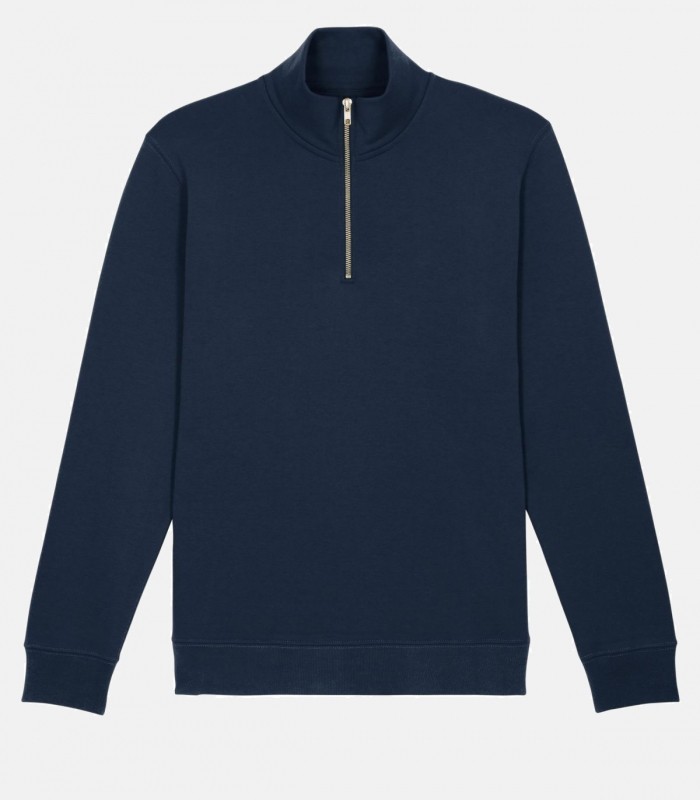 HOOK Sudadera Zipper Marine Algodón Orgánico