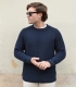 HOOK Navy Fisherman Sweater