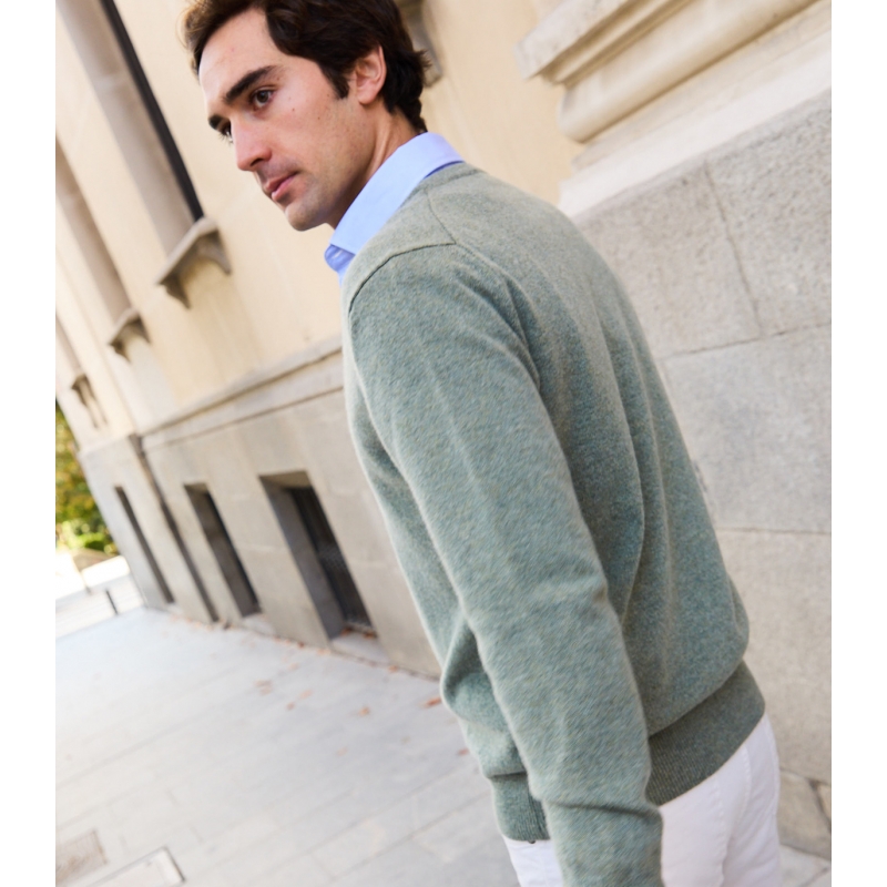 Orchard Lambswool V-Neck Sweater