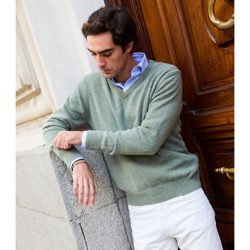 Orchard Lambswool V-Neck Sweater