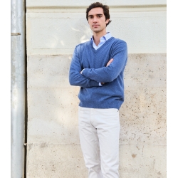 Monson Lambswool V-Neck Sweater