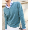Caspian Lambswool V-Neck Sweater