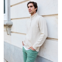 Frost Zipper Organic Cotton Sweatshirt