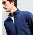 Marine Zipper Organic Cotton Sweatshirt