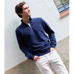 Marine Zipper Organic Cotton Sweatshirt