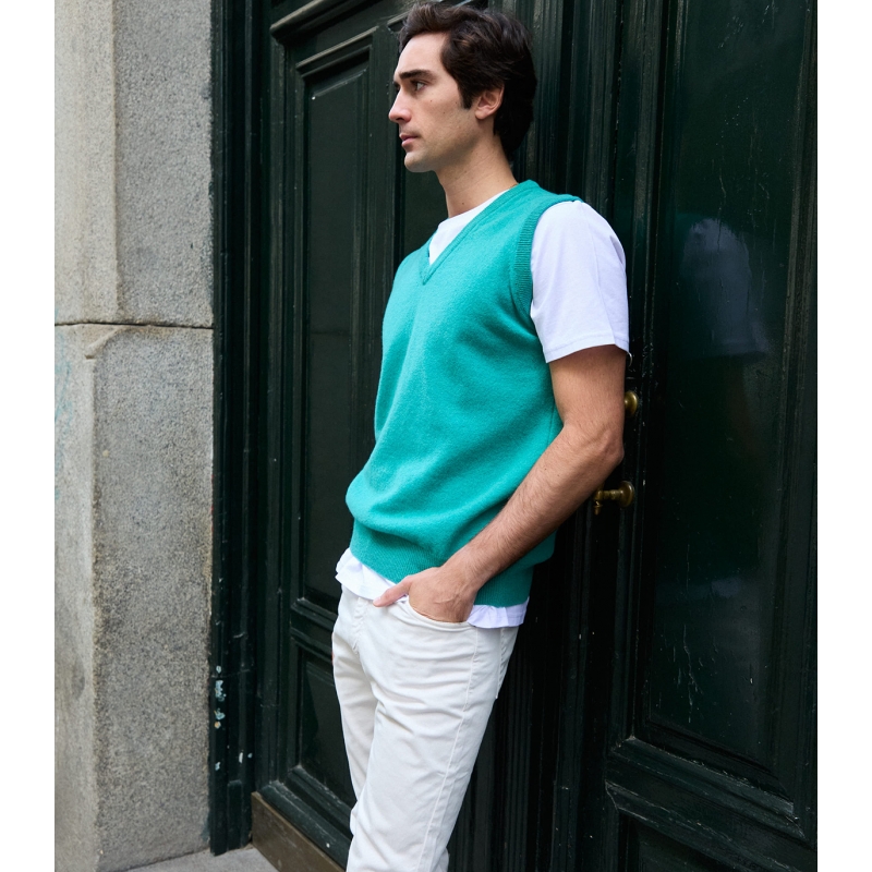 Shamrock Lambswool Vest