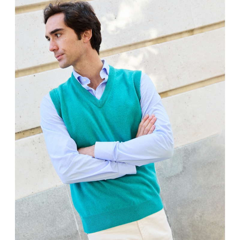 Shamrock Lambswool Vest