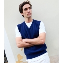 Chaleco Lana Lambswool Cobalt