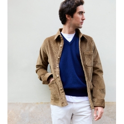 Toffee Corduroy Worker Jacket