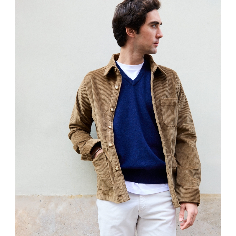 Toffee Corduroy Worker Jacket
