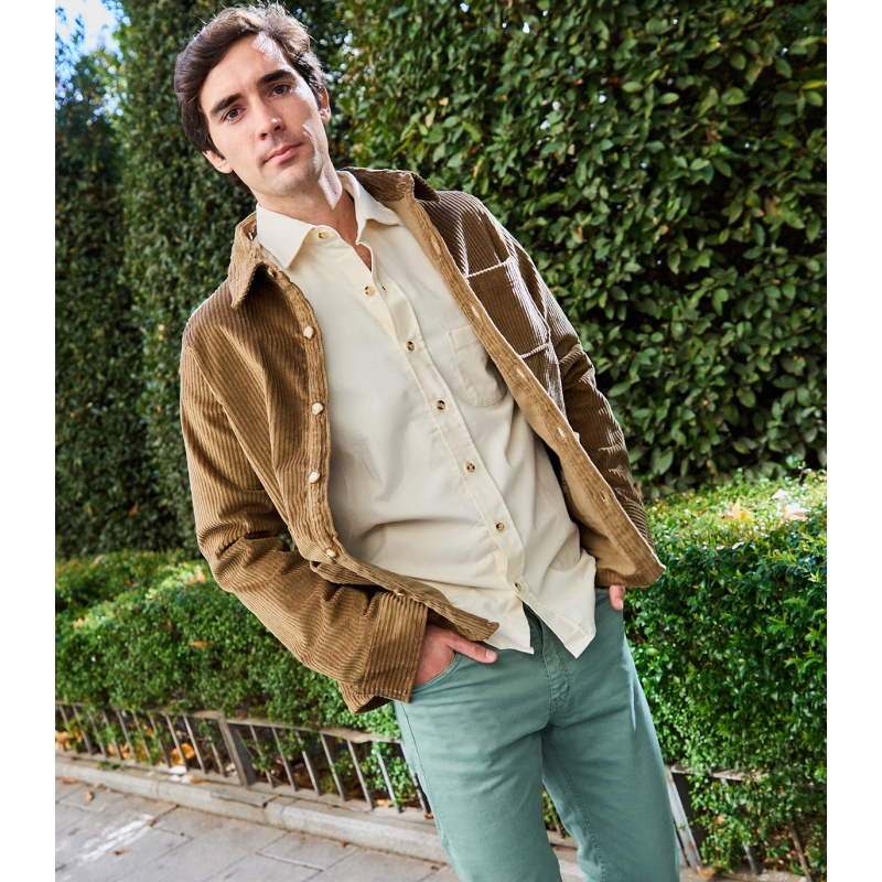 Toffee Corduroy Worker Jacket