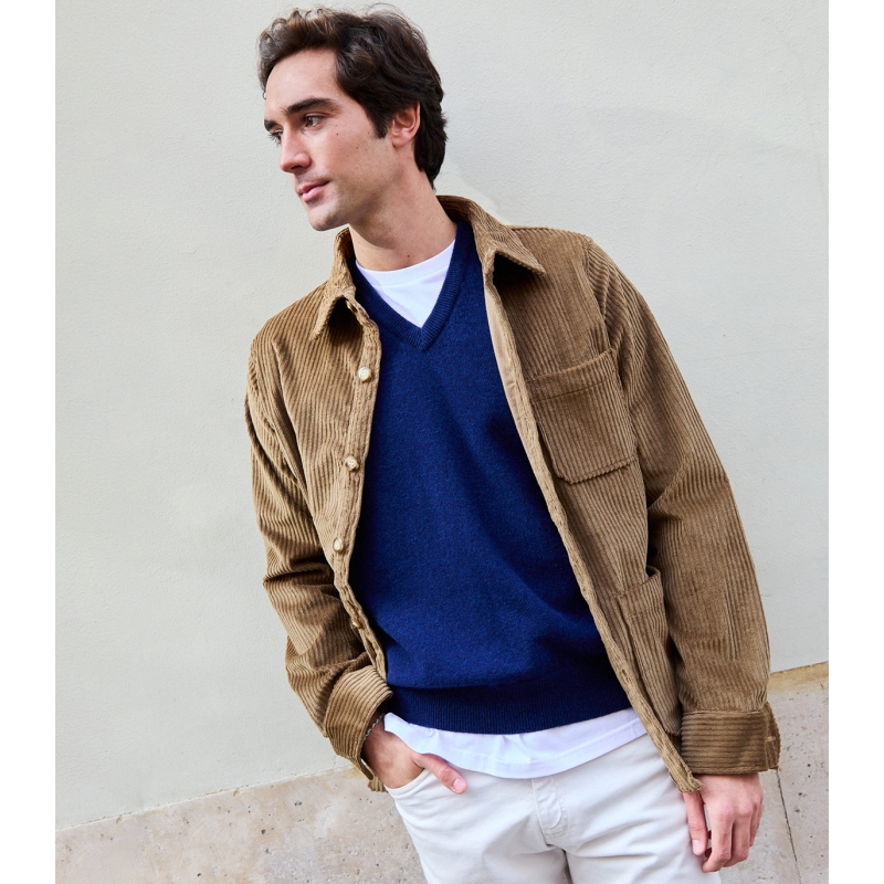 Toffee Corduroy Worker Jacket