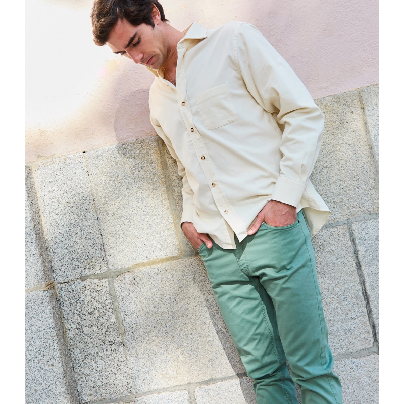 Camisa Micropana Crudo